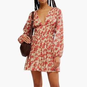 Free People Keep You Long Sleeve Minidress